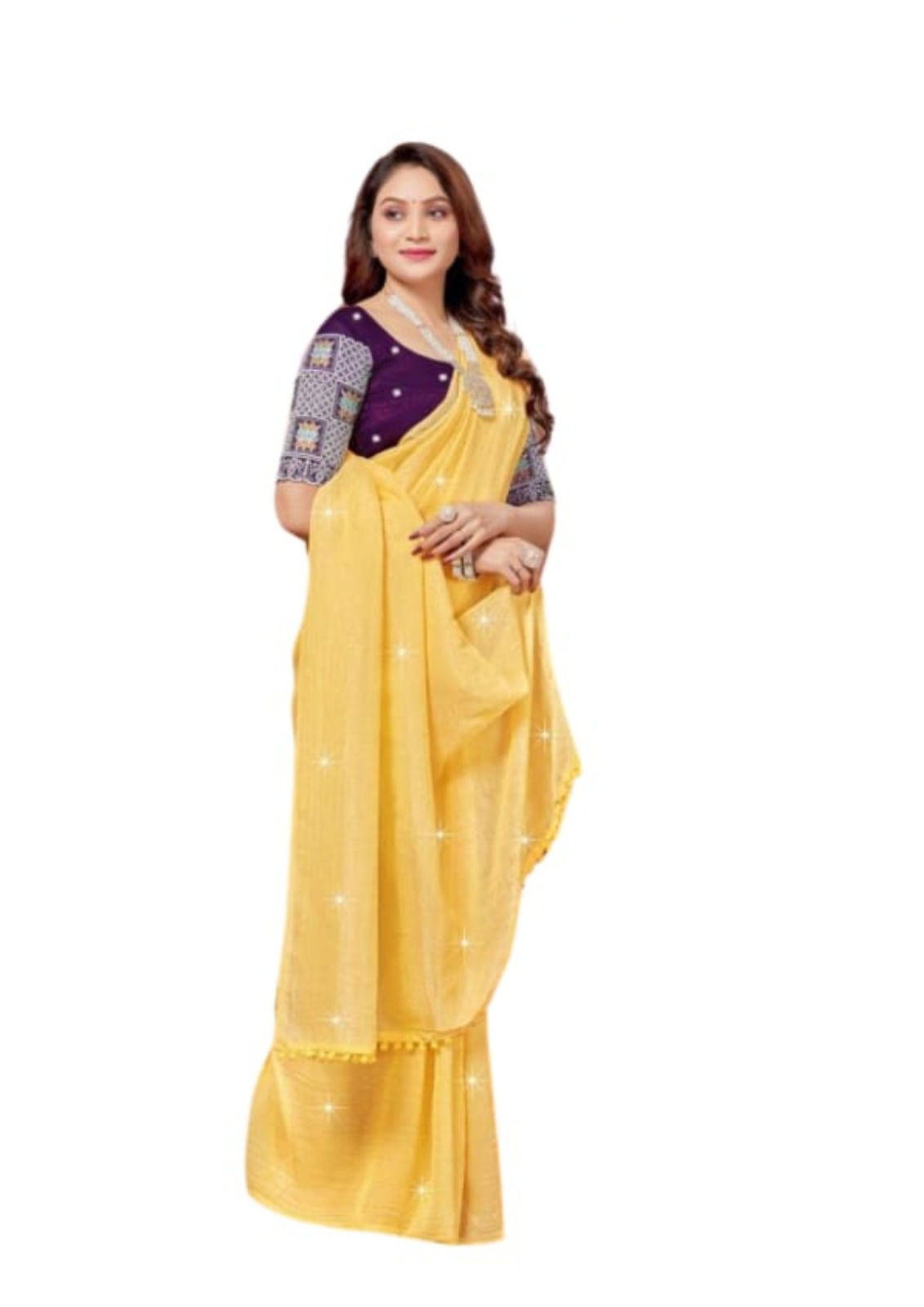 Women Jacquard Party Wear Saree With Embroidery Blouse
