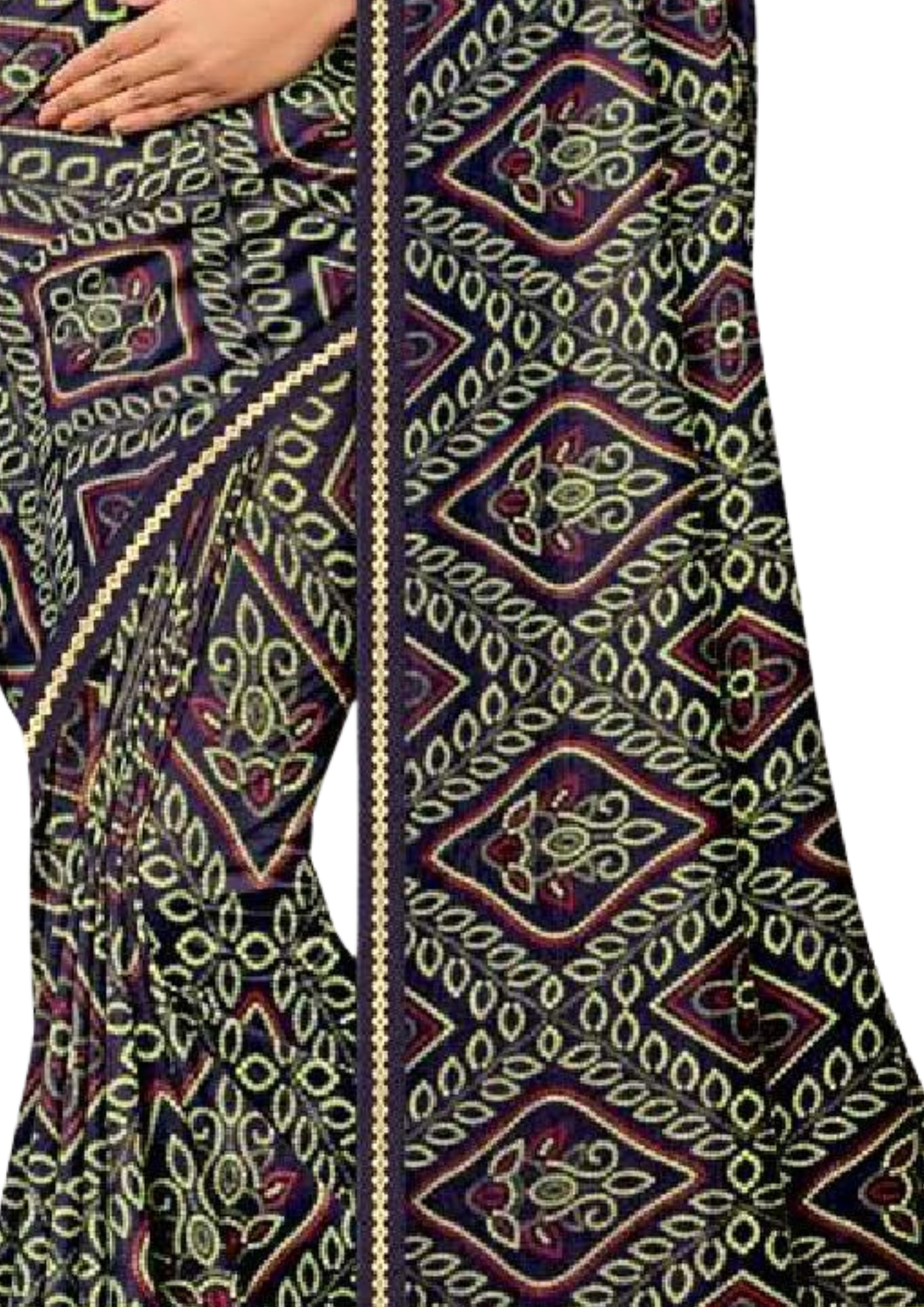 Women Dark Blue Soft Printed Bandhani Saree With Blouse Piece
