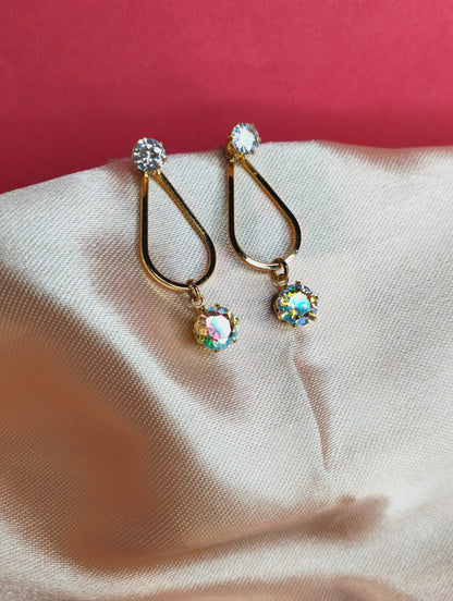 Korean Golden Detachable Earring