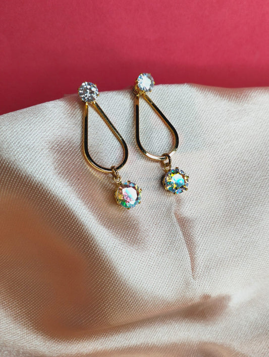 Korean Golden Detachable Earring